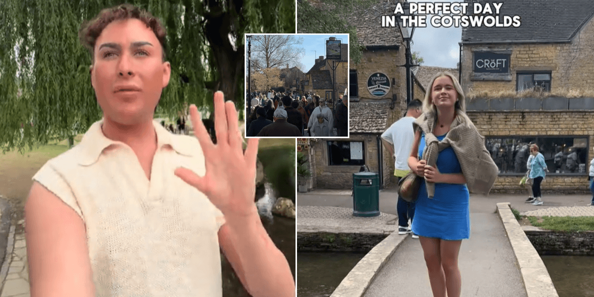 Tourist protests erupt in Bourton-on-the-Water as locals warn community has been DESTROYED Tourist protests erupt in Bourton-on-the-Water as locals warn community has been DESTROYED