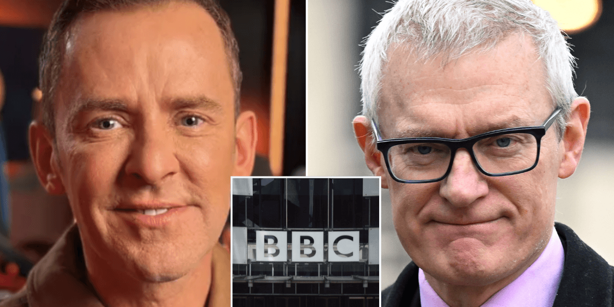 Jeremy Vine takes thinly-veiled swipe at BBC over ‘unfair’ Scott Mills axe in heated on-air debate: ‘No crime!’ Jeremy Vine takes thinly-veiled swipe at BBC over ‘unfair’ Scott Mills axe in heated on-air debate: ‘No crime!’