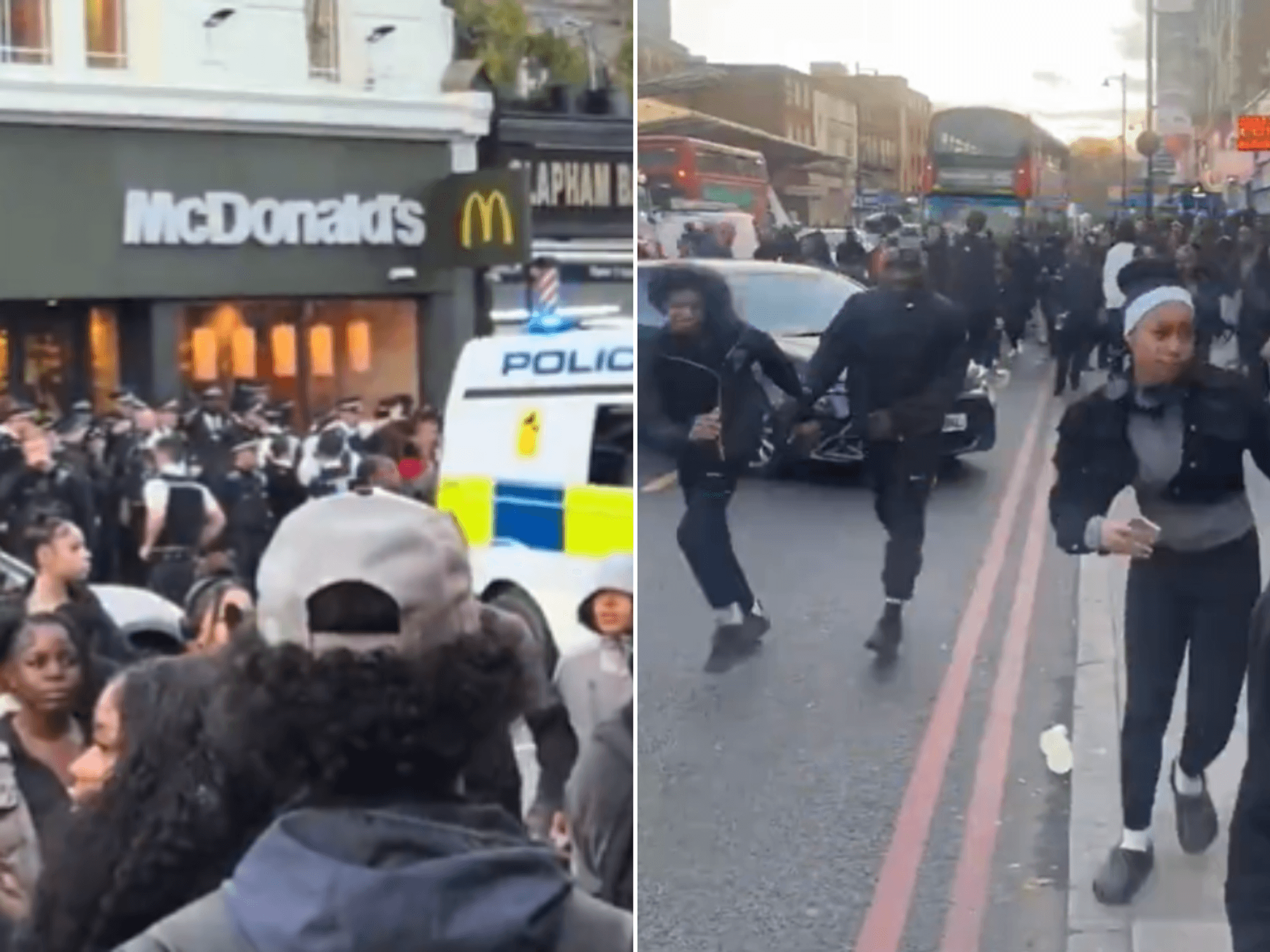 Six teenagers now arrested after mob of unruly London youths run riot