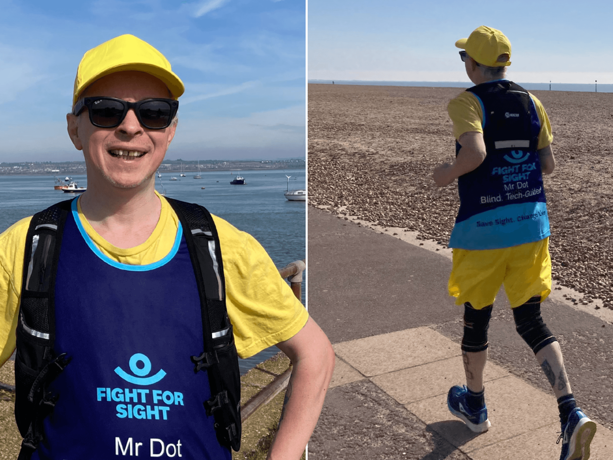 Blind Briton to run marathon using high-tech glasses to help him 'see' in world-first achievement