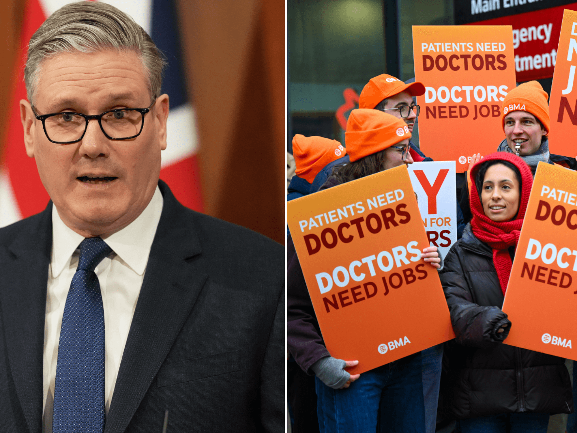 'Reckless' junior doctors defy Keir Starmer and confirm strikes WILL go ahead