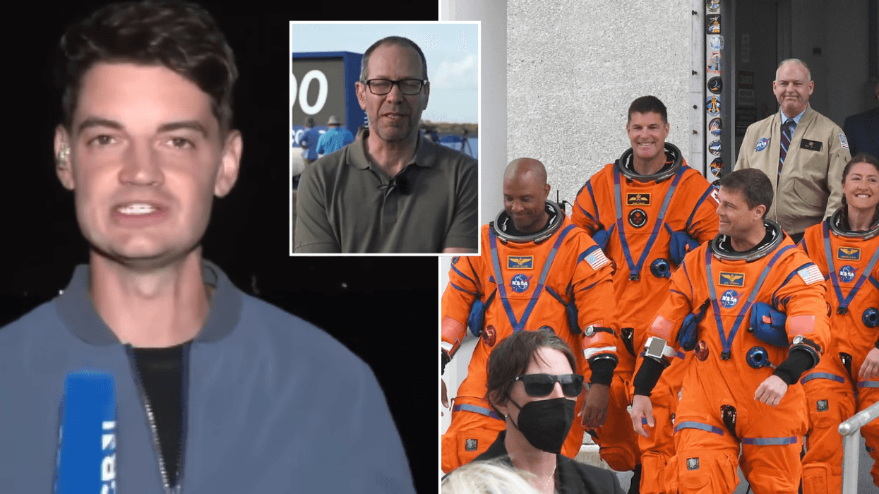 Ben Leo blasts news reporter over ‘all white men’ complaint ahead of Nasa Artemis II launch: 'Put a sock in it!'