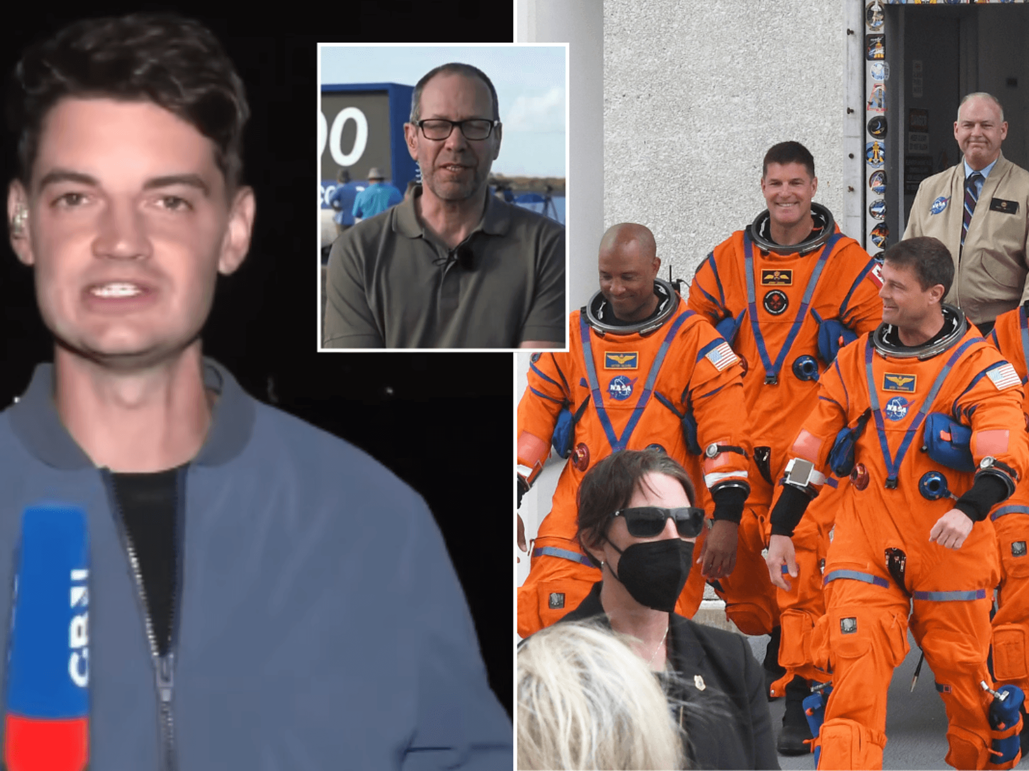 Ben Leo blasts news reporter over ‘all white men’ complaint ahead of Nasa Artemis II launch: 'Put...