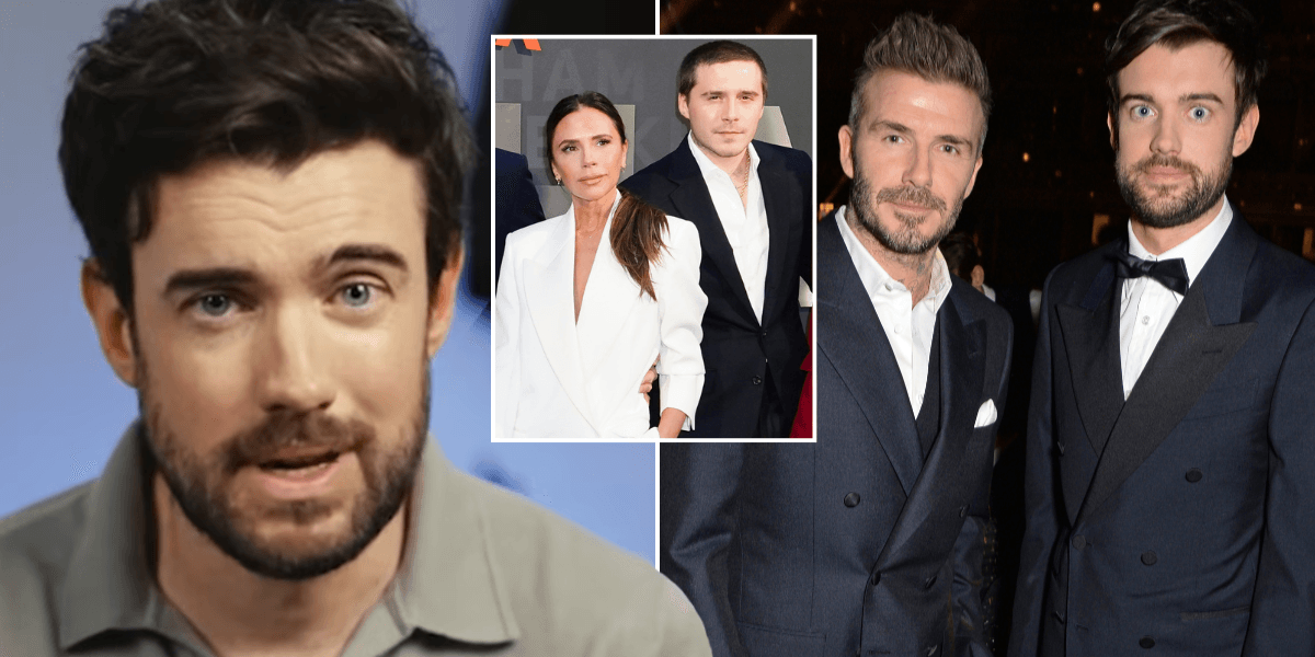 Jack Whitehall risks wrath of pal David Beckham as he makes savage Victoria-Brooklyn wedding dance jibe Jack Whitehall risks wrath of pal David Beckham as he makes savage Victoria-Brooklyn wedding dance jibe