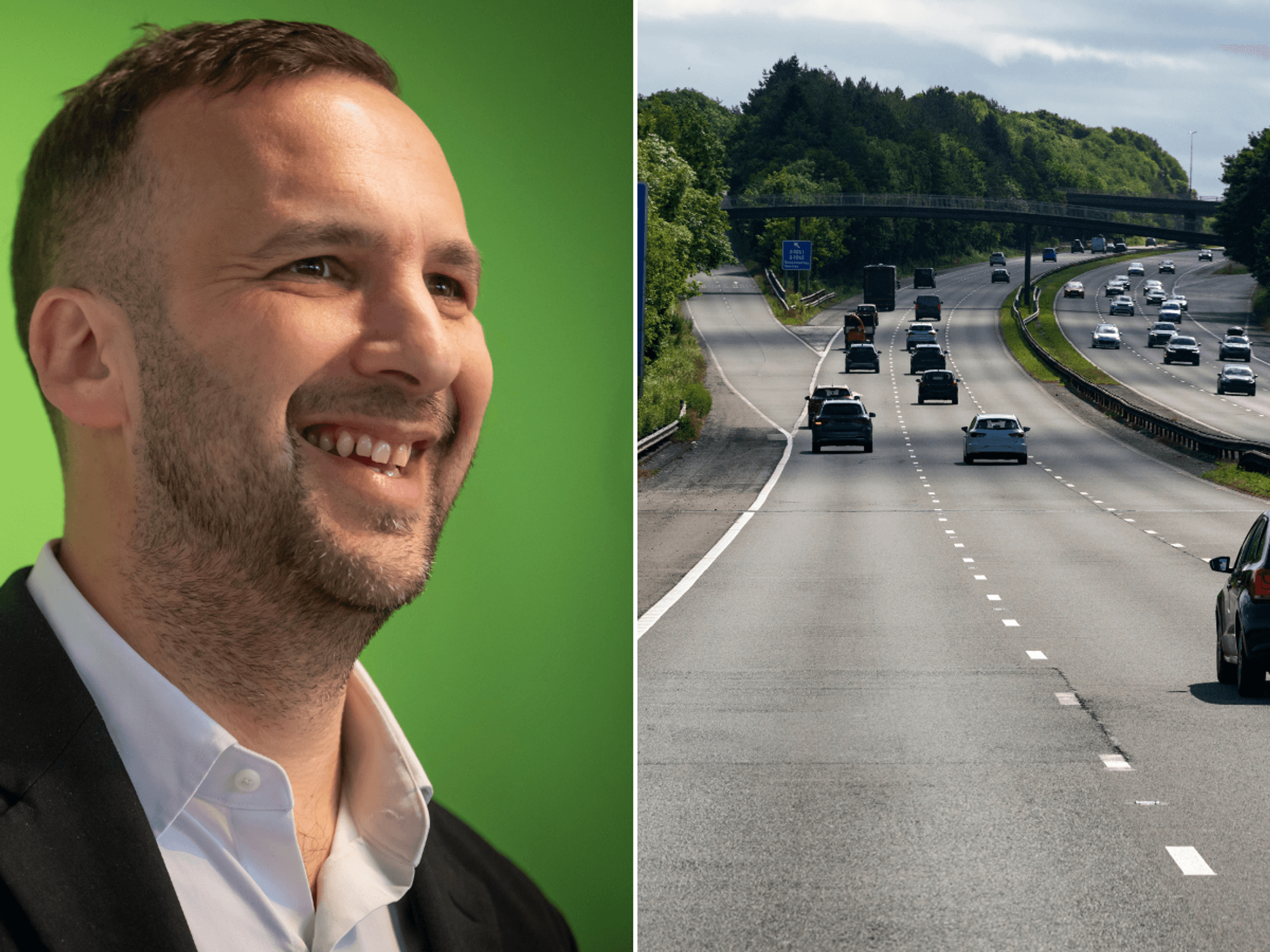 Motorway speed limit to be slashed to 55mph under Zack Polanski’s ‘war on motorists’