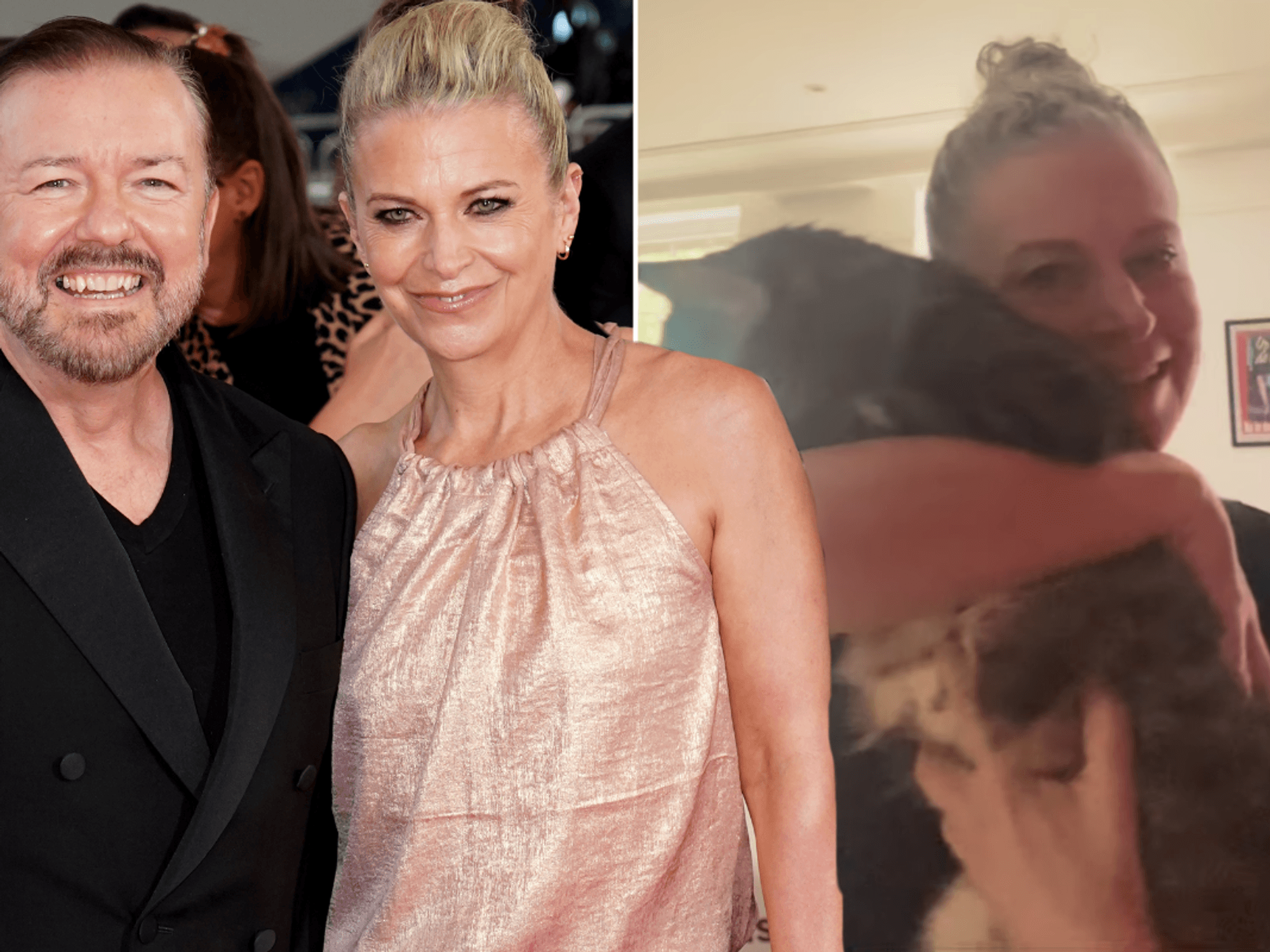 Ricky Gervais' partner Jane Fallon delights fans as she shares breast cancer operation update: 'B...