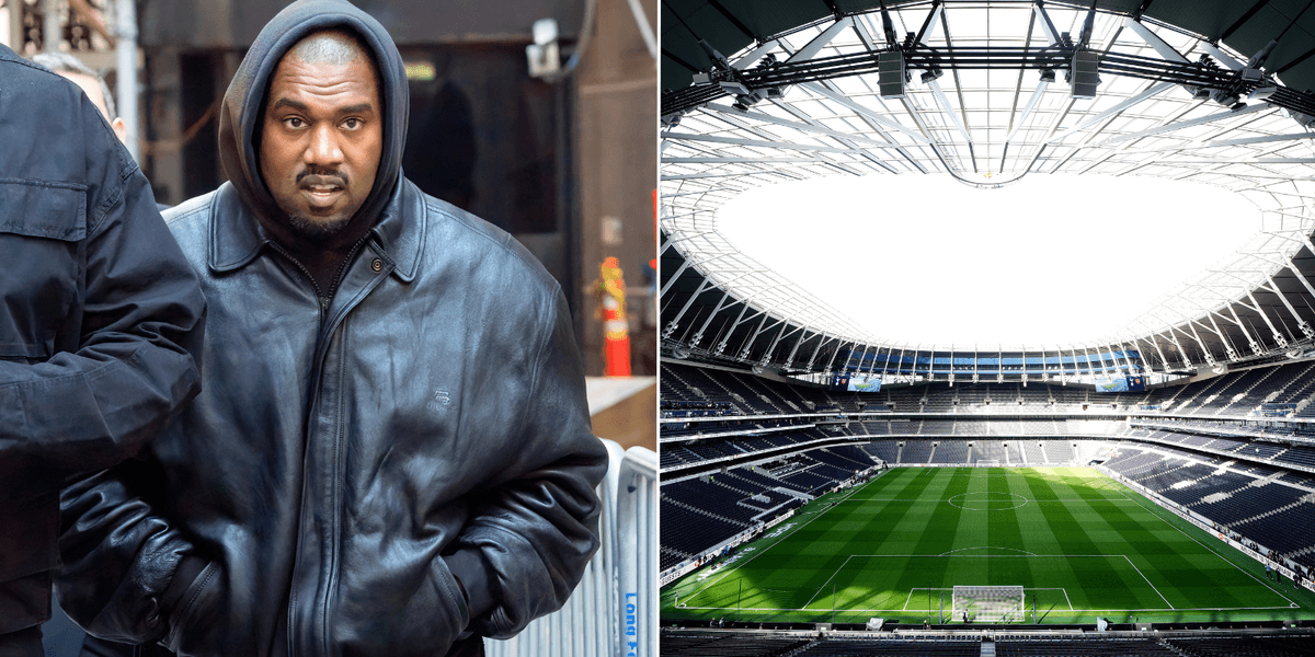 Kanye West ‘barred from performing at Tottenham’s stadium over Spurs links to local Jewish community’ Kanye West ‘barred from performing at Tottenham’s stadium over Spurs links to local Jewish community’