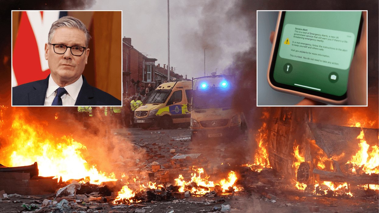 Labour caught planning emergency alerts to warn Britons of 'danger to life' during summer unrest