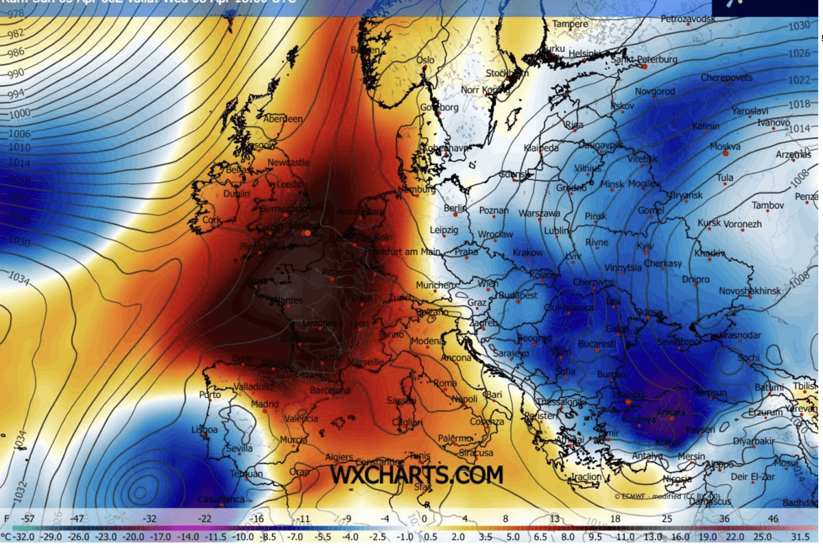 UK weather: Heat plume to bring early taste of summer as Britain set to see temperatures reach 25C