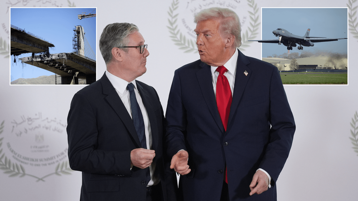 Keir Starmer to ban US using British bases for strikes on Iran's bridges - as Donald Trump prepar...