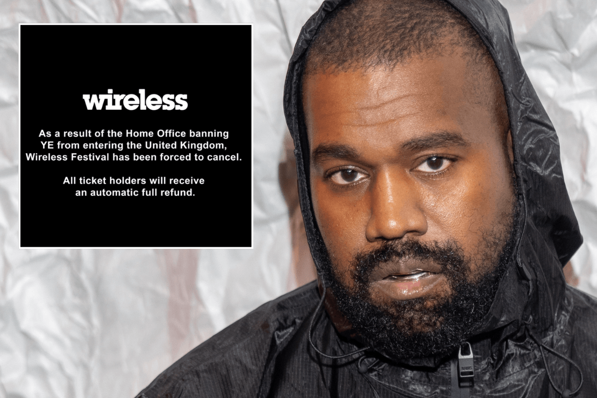 Wireless Festival CANCELLED after Kanye West banned from entering UK