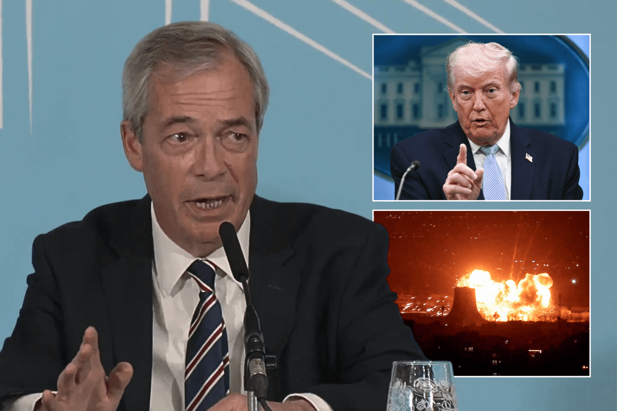 ‘UK could be in grave peril!’ Nigel Farage issues warning over US relationship amid Donald Trump's threats to Iran