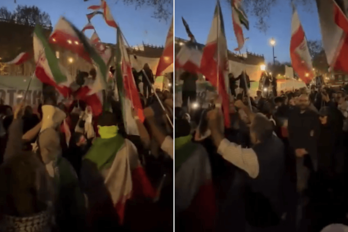 WATCH: Crowds chant 'Allahu Akbar' outside Downing Street for 'emergency anti-Trump protest'