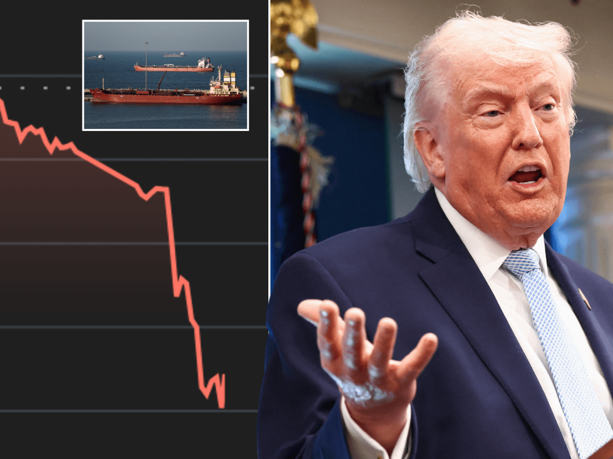 Oil prices plunge after Donald Trump's ceasefire announcement in major reprieve for Britons
