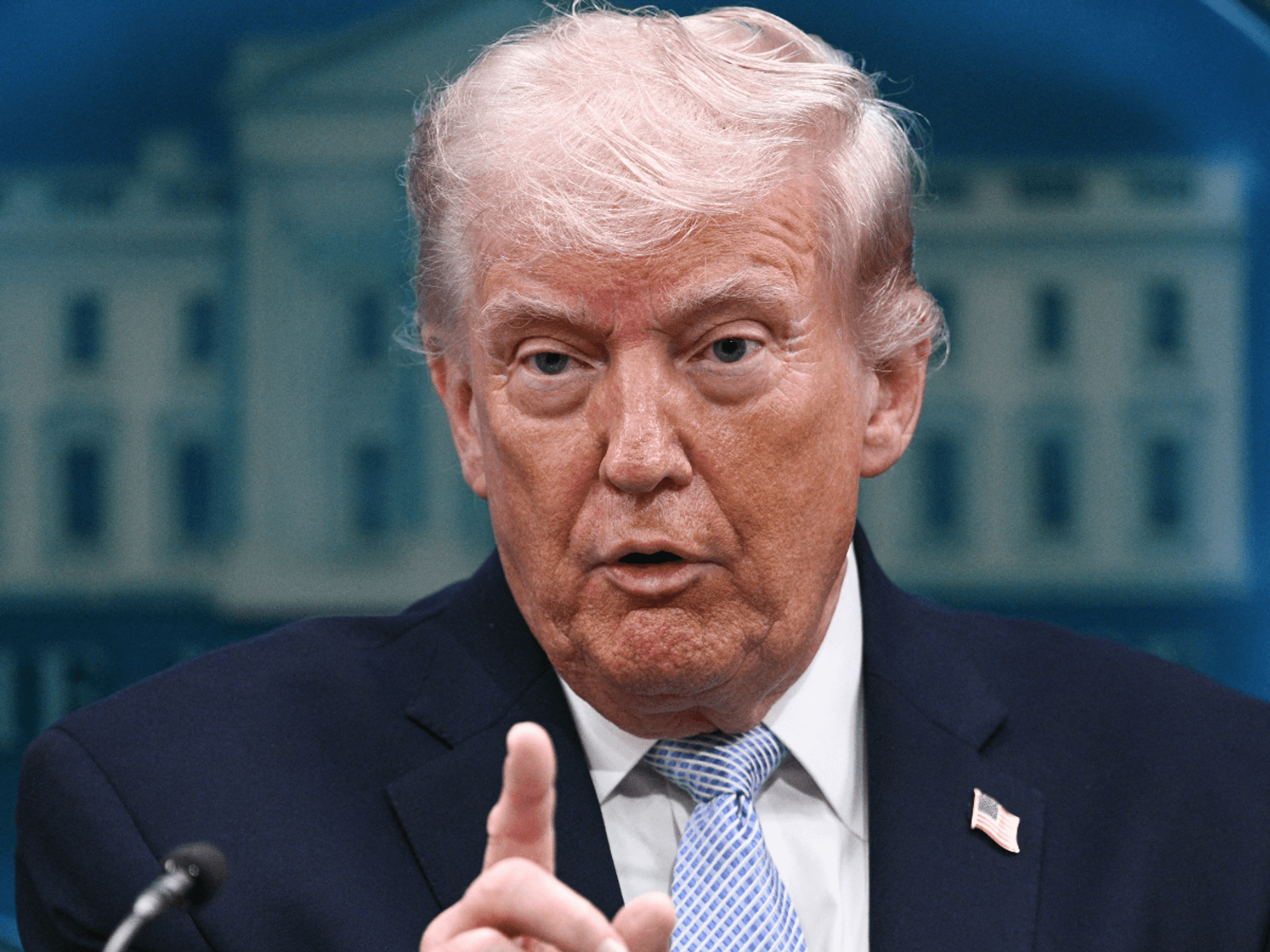 Donald Trump confronts Nato chief at White House as he suggests leaving military alliance in two-...