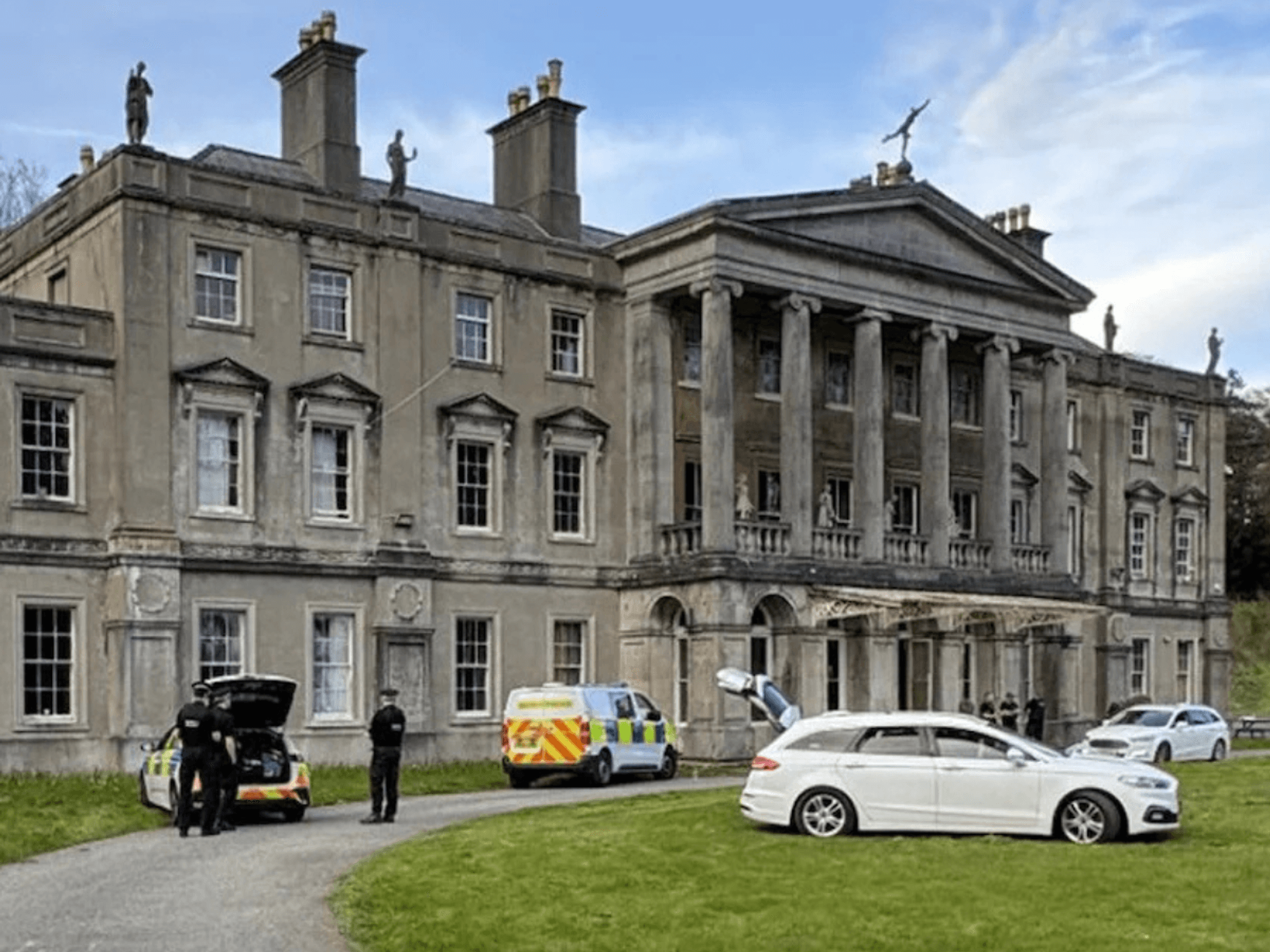 Police launch probe after cannabis farm uncovered at historic Welsh manor that once hosted King Charles