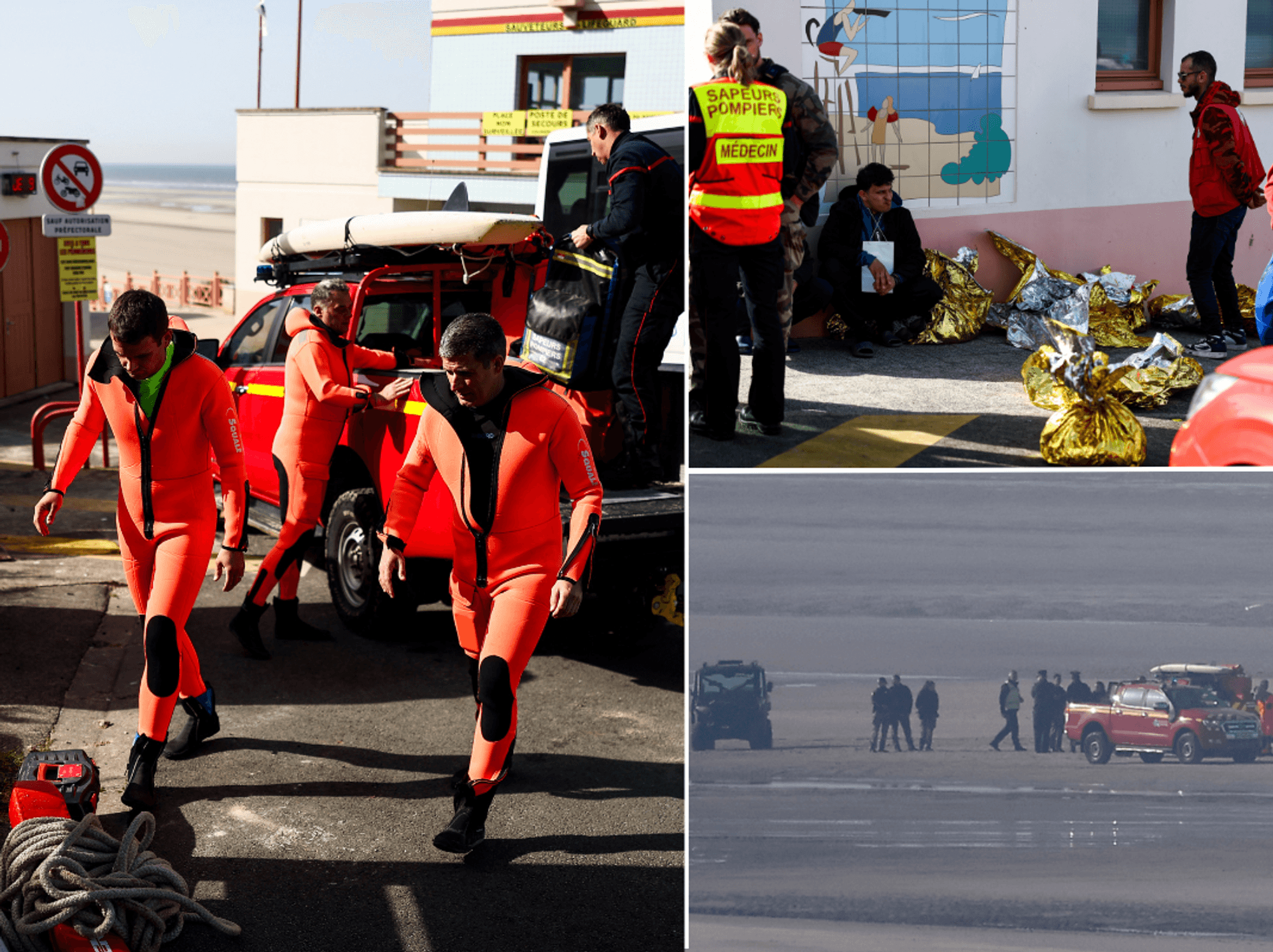 Four people dead after small boat capsizes while trying to cross Channel from France