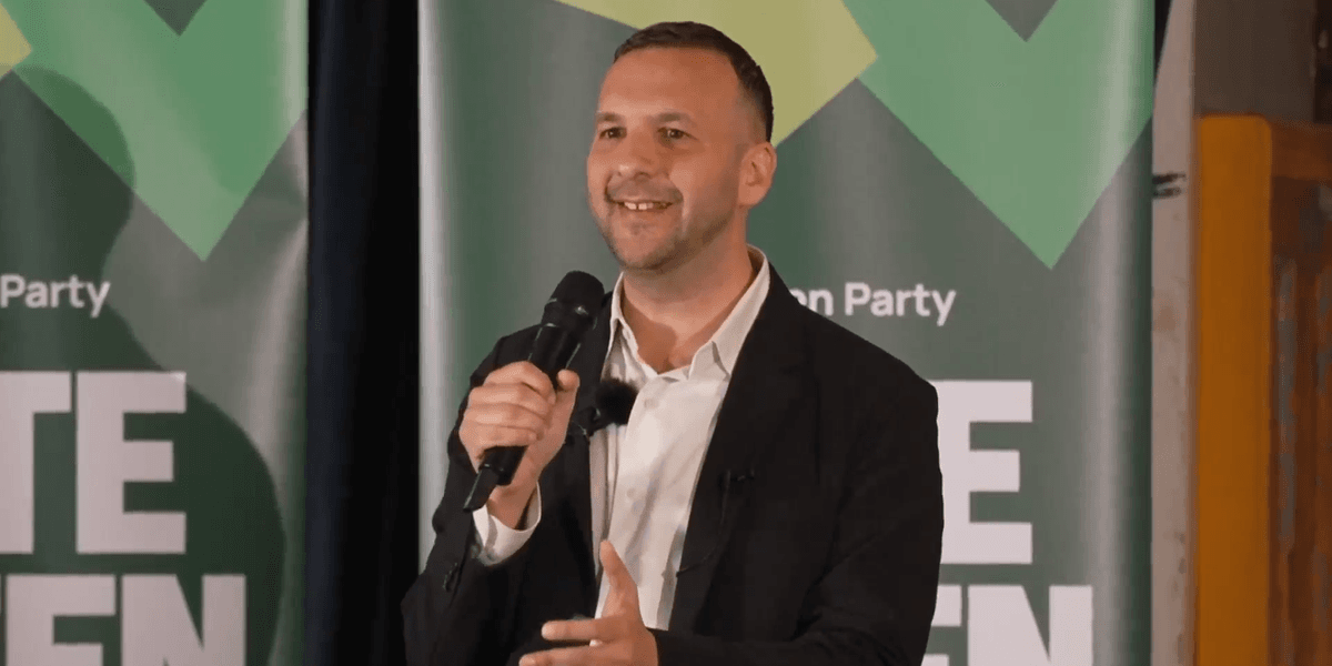 Green Party leader Zack Polanski launches local election campaign Green Party leader Zack Polanski launches local election campaign
