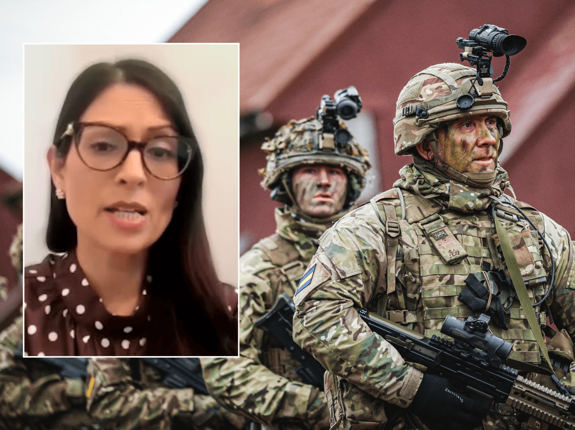 'That's simply incorrect!’ Priti Patel slaps down claim Tories 'hollowed out' Britain's defence