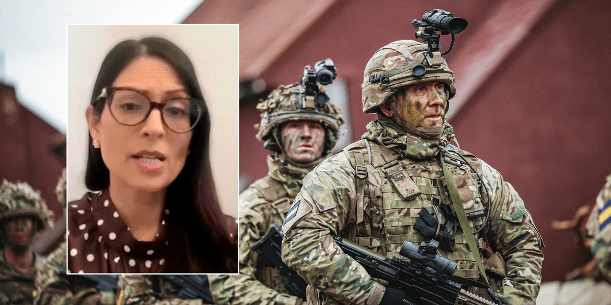 UK defence spending: Priti Patel slaps down claim Tories ‘hollowed out’ Britain’s armed forces UK defence spending: Priti Patel slaps down claim Tories ‘hollowed out’ Britain’s armed forces