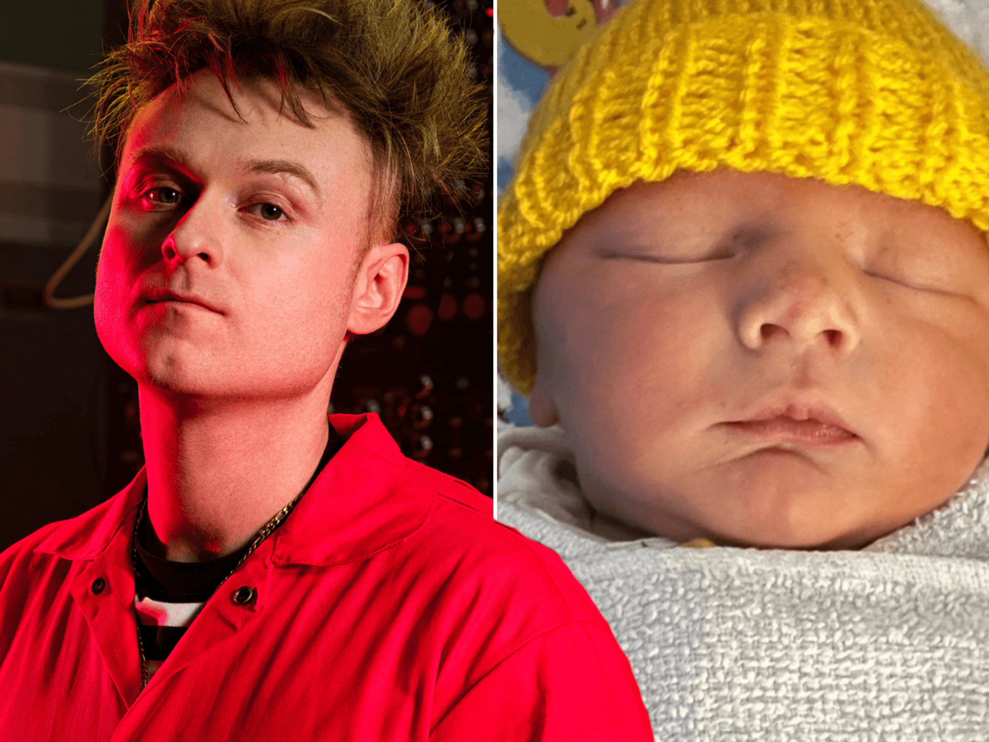 Eurovision UK entry welcomes baby son weeks before competition debut as he shares heartwarming an...