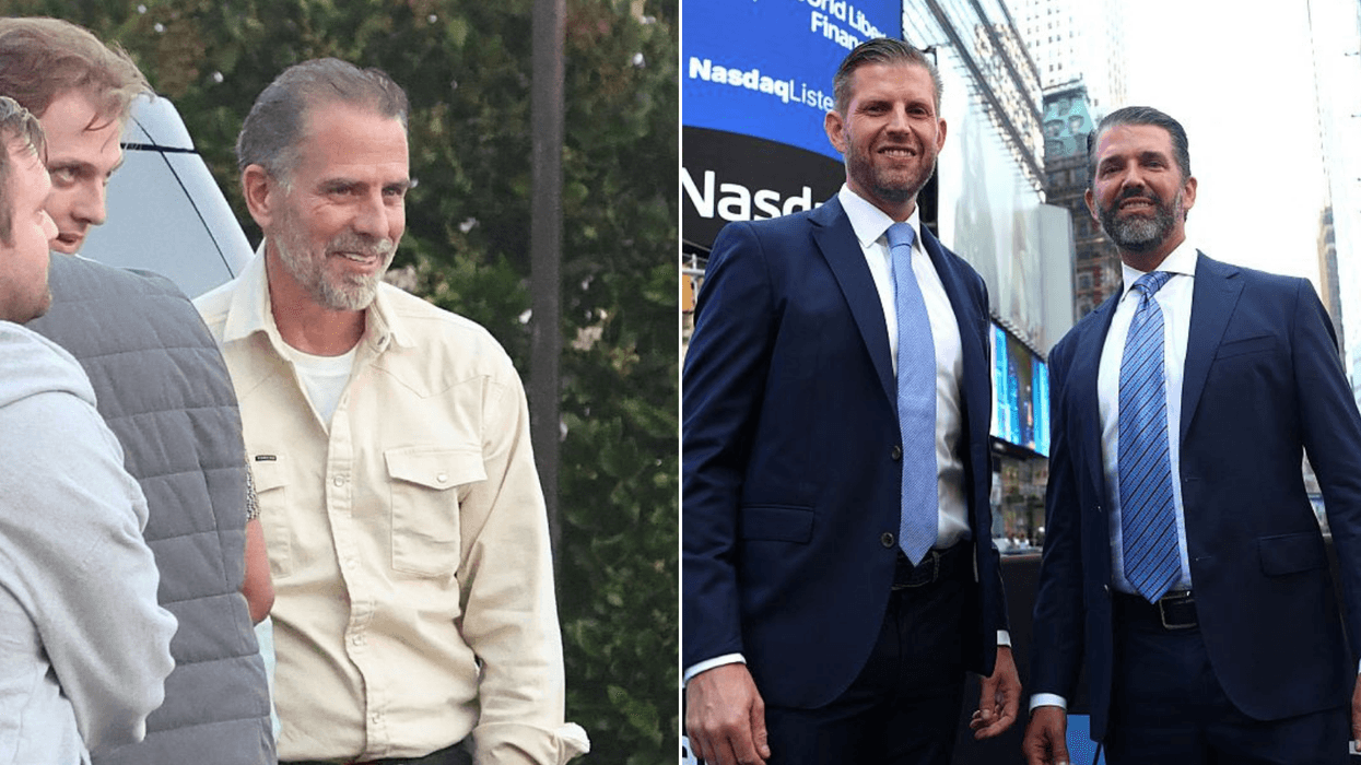 Joe Biden's son Hunter challenges Donald Jr and Eric Trump to cage fight
