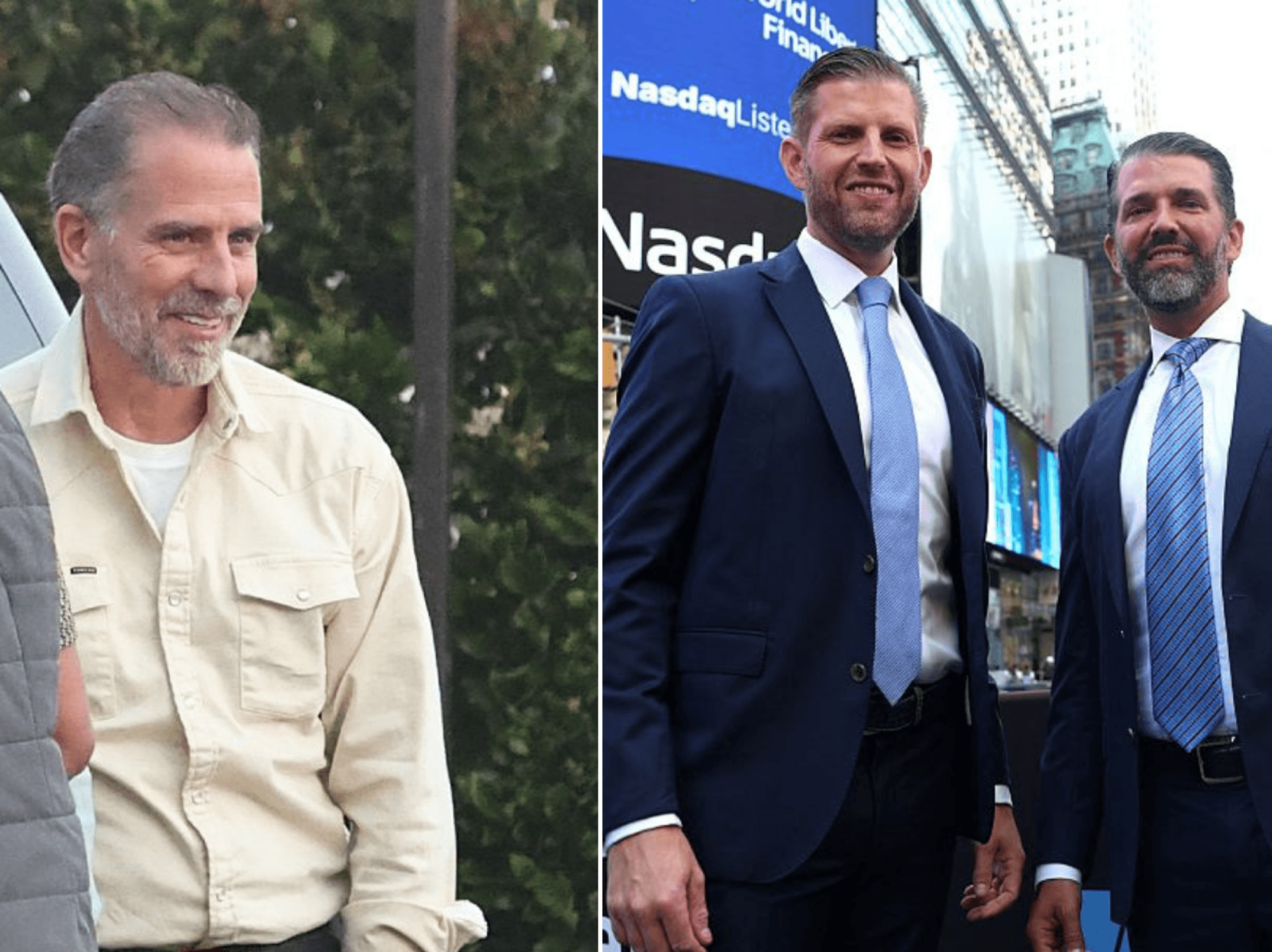 Joe Biden's son Hunter challenges Donald Jr and Eric Trump to cage fight