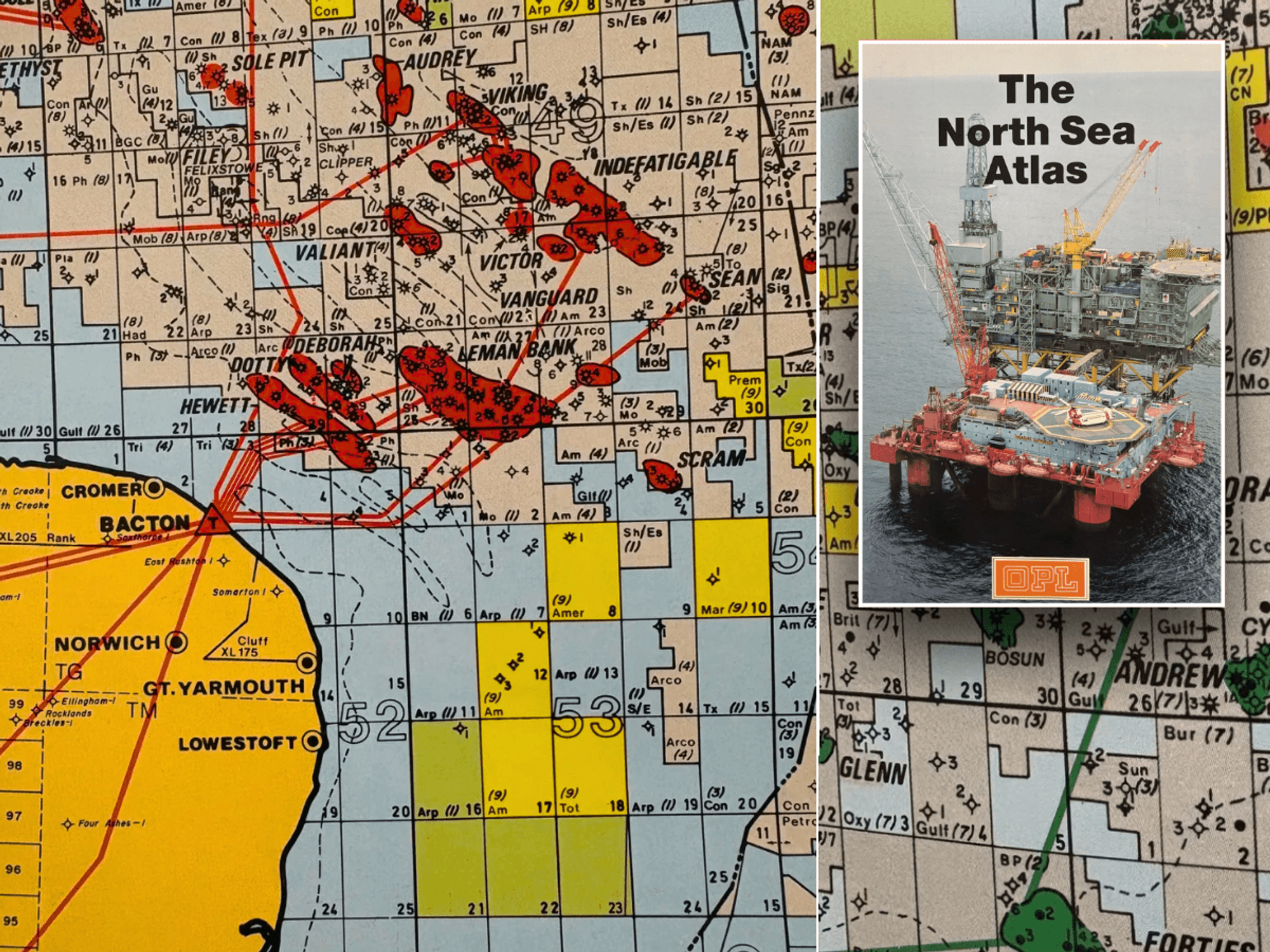 Incredible North Sea Atlas from four decades ago reveals extent of Britain's gas and oil empire -...