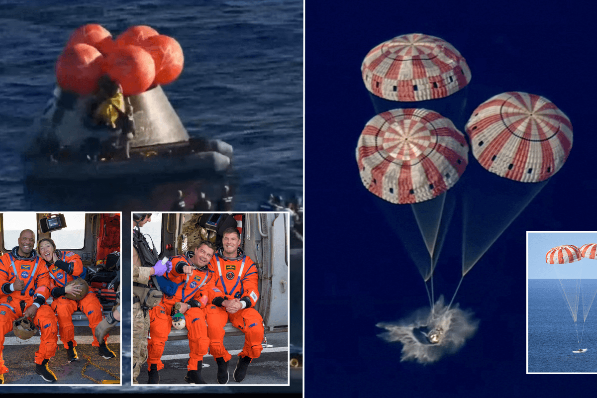 Artemis II makes triumphant return to Earth after record-breaking mission to the Moon