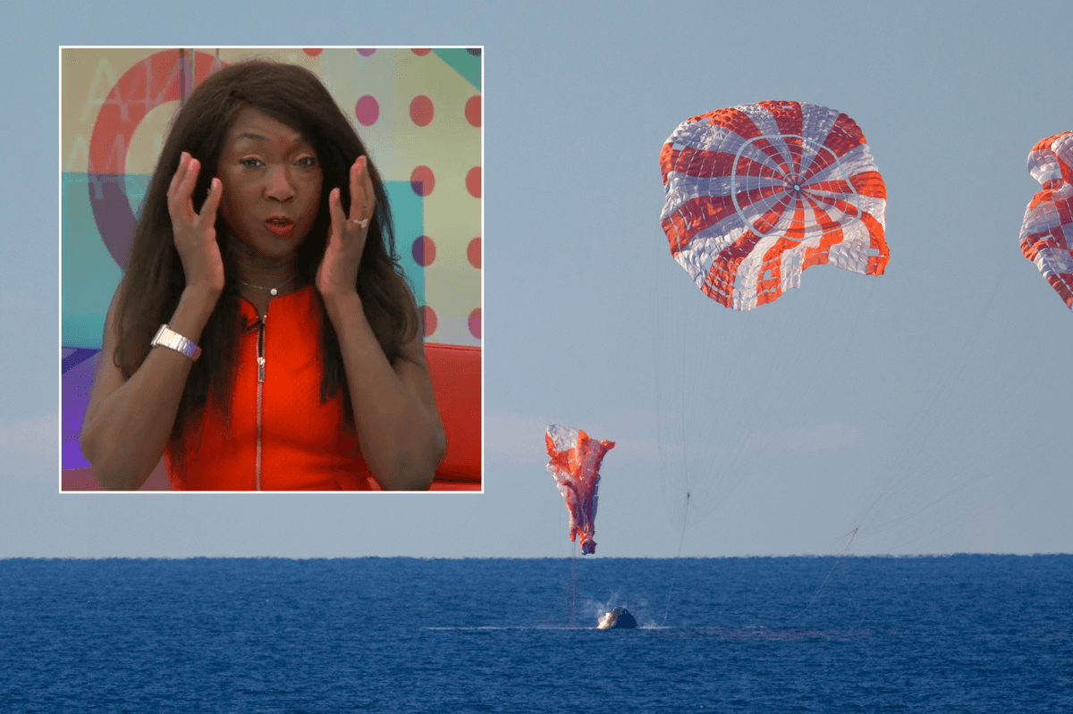 Nana Akua admits FALLING ASLEEP during incredible Artemis II splashdown