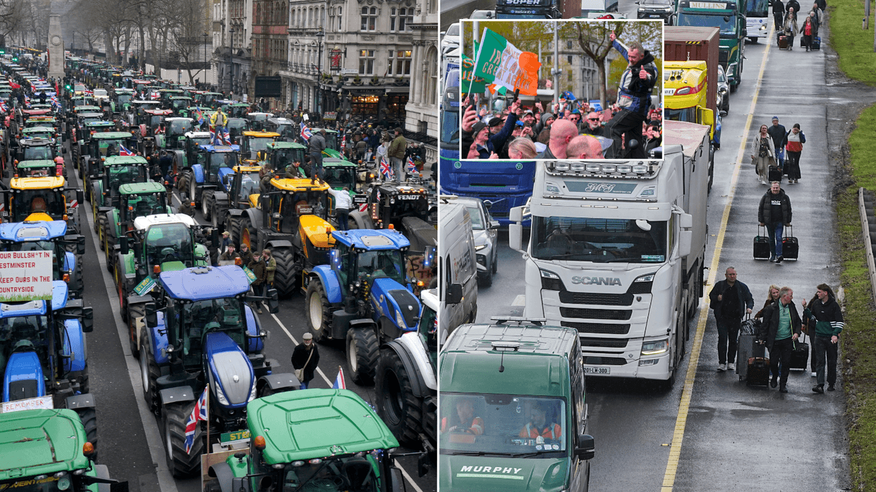 Massive fuel protests now set to hit Britain as farmers plan Irish-style nationwide blockades