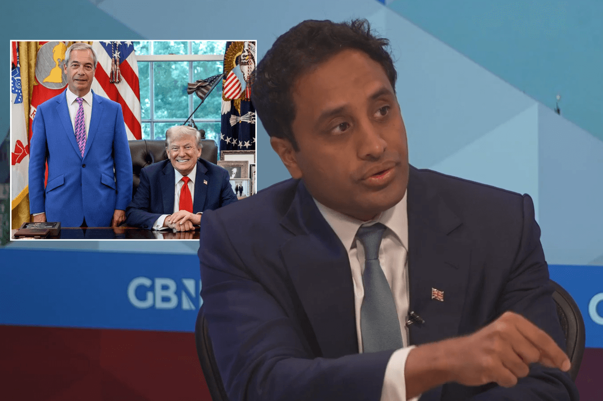 Zia Yusuf defends Nigel Farage’s Donald Trump friendship after Camilla Tominey jibed it was ‘looking a bit embarrassing’