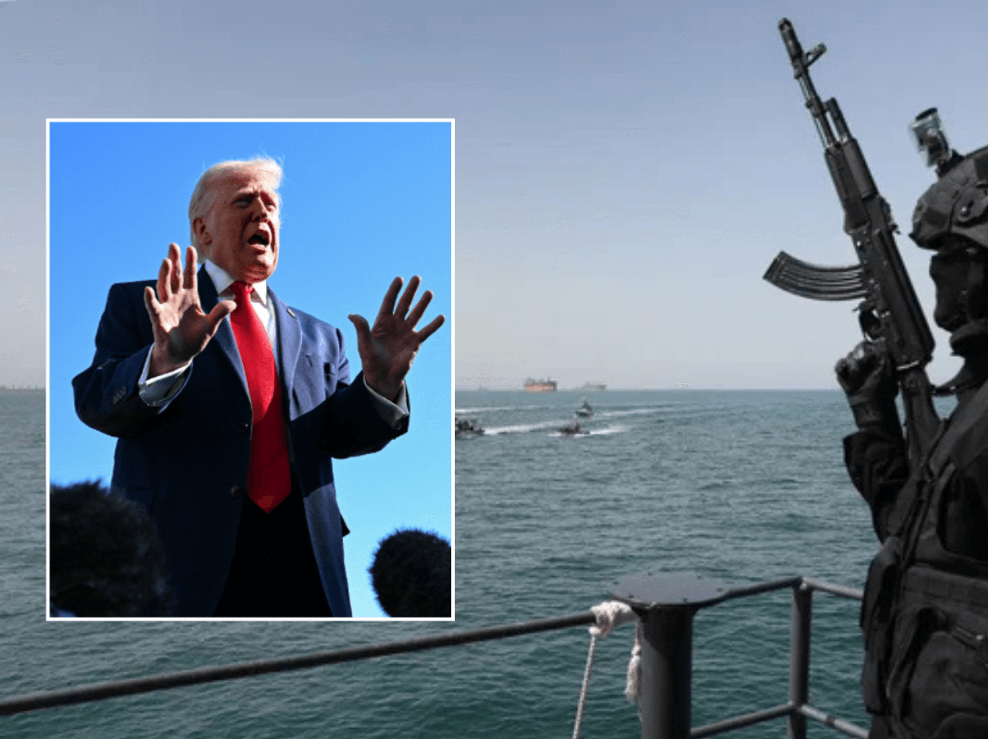 Donald Trump starts blockade of Strait of Hormuz after Iran peace talks fail