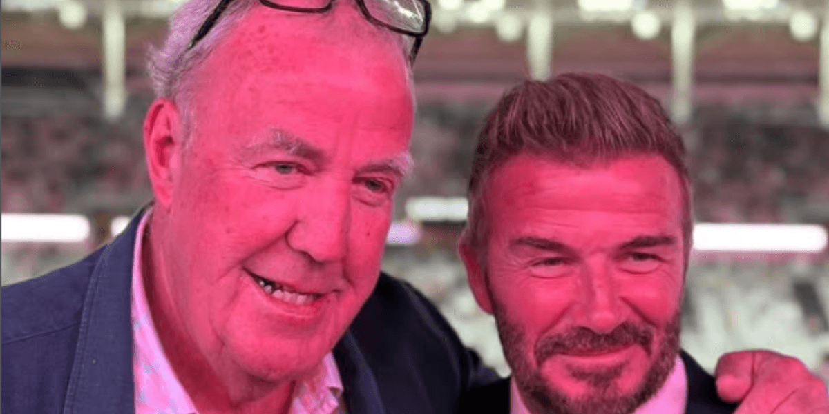 Jeremy Clarkson delights fans with David Beckham reunion as he shows off surprise birthday gift Jeremy Clarkson delights fans with David Beckham reunion as he shows off surprise birthday gift
