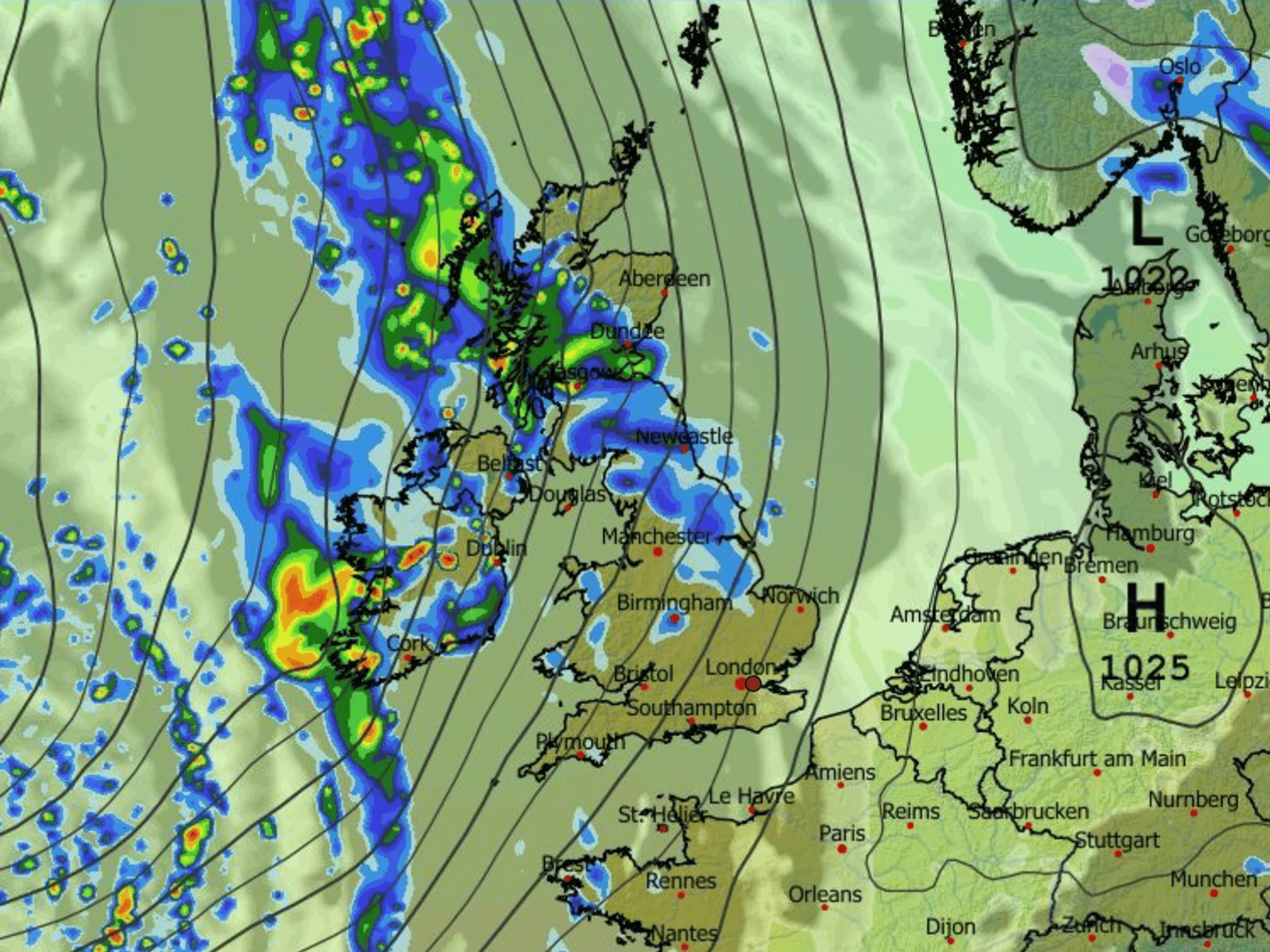 UK weather: 'Scandinavian anticyclone' threatens to bring mid-week washout to millions of Britons