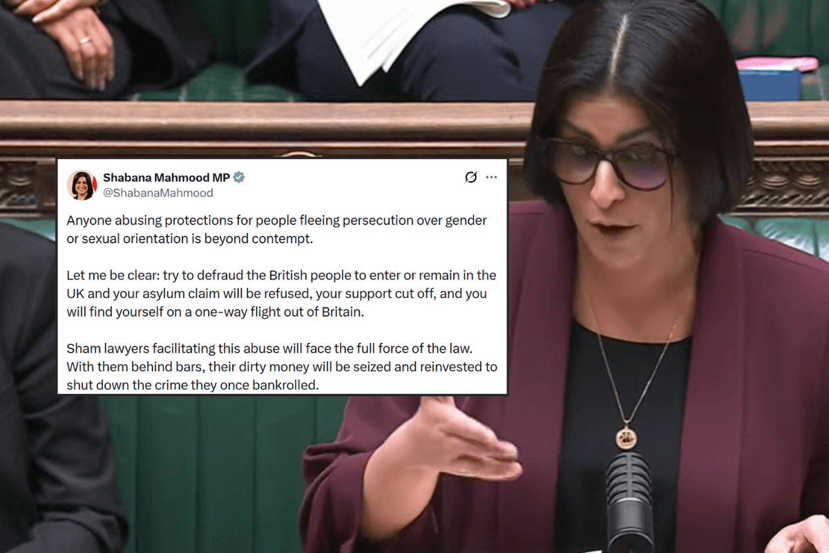 Shabana Mahmood threatens ‘sham’ lawyers with jail time for helping migrants pose as gay to get asylum
