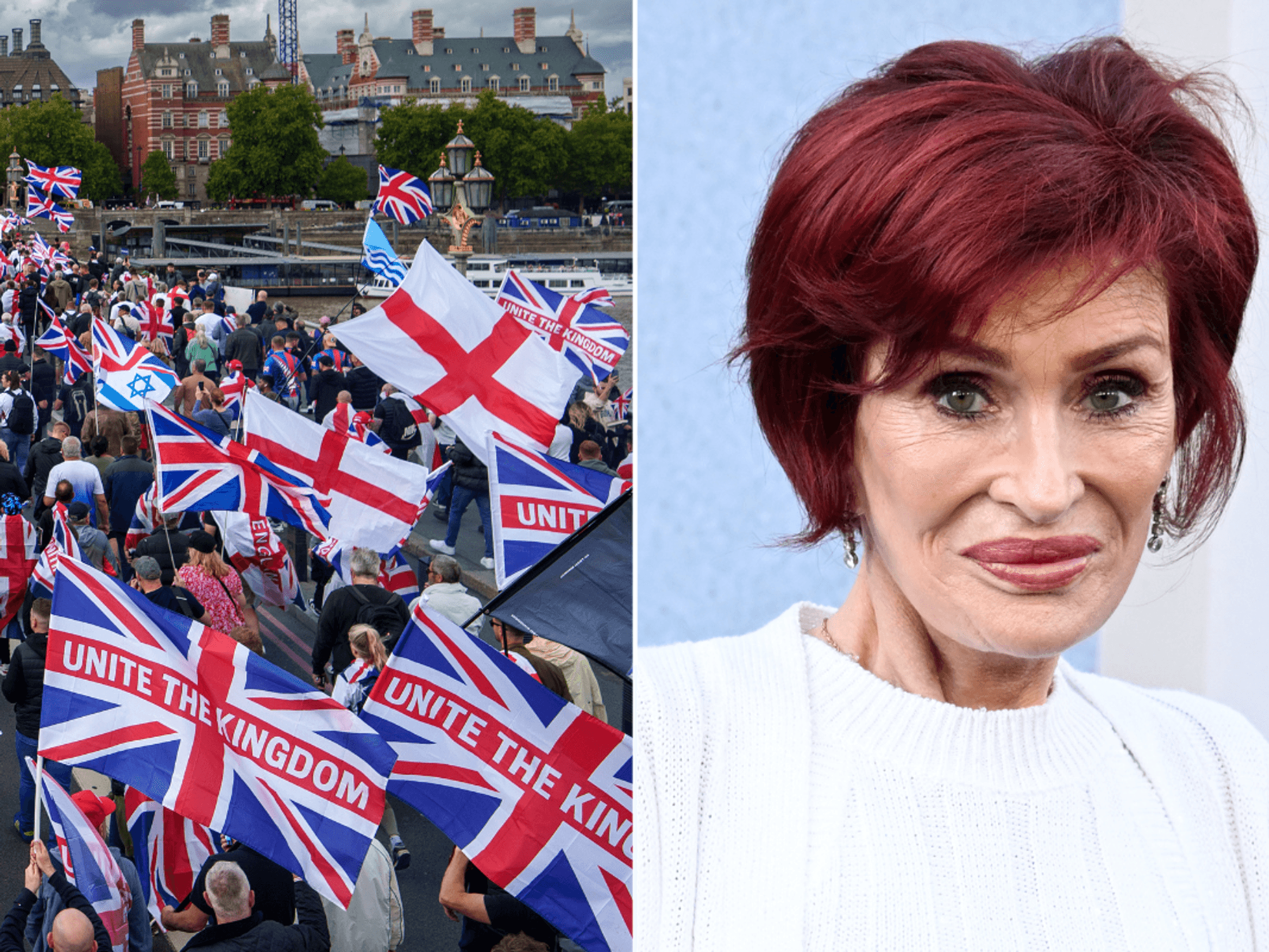 Sharon Osbourne surprises fans with plan to attend Unite the Kingdom rally: ‘See you at the march!’