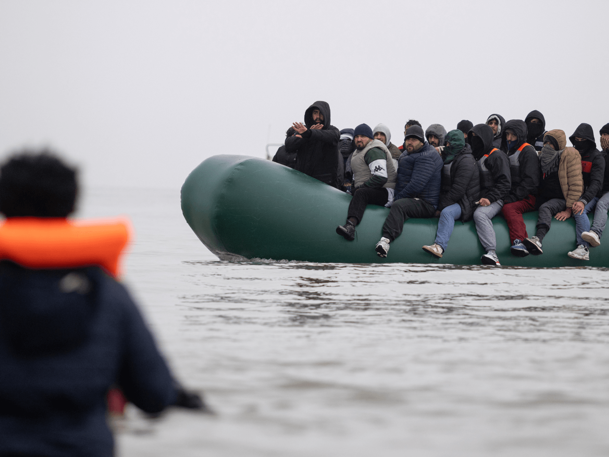 Now small boats are being launched from BELGIUM as migrants bypass French crackdown
