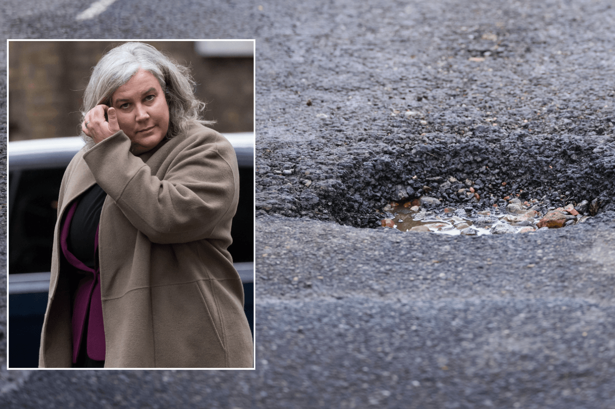 Transport Secretary’s car damaged by ‘moon crater’ pothole in latest blow to Britain’s crumbling roads