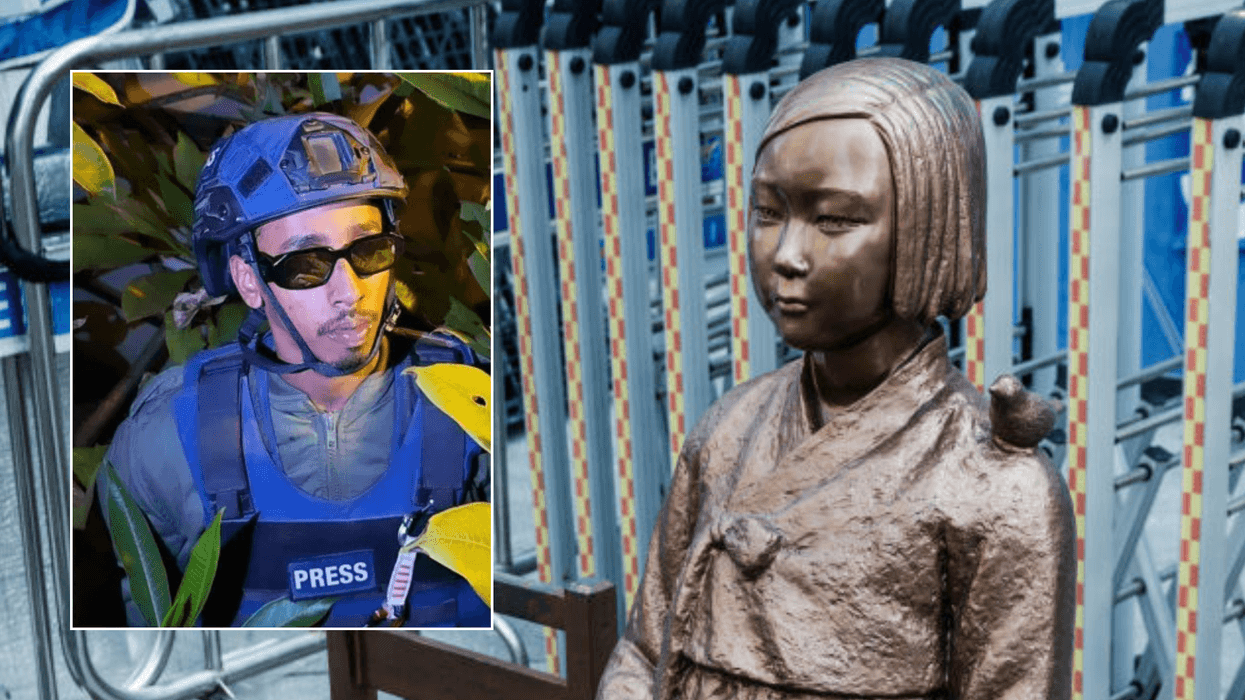 American influencer jailed in South Korea after kissing memorial to Second World War sex slaves