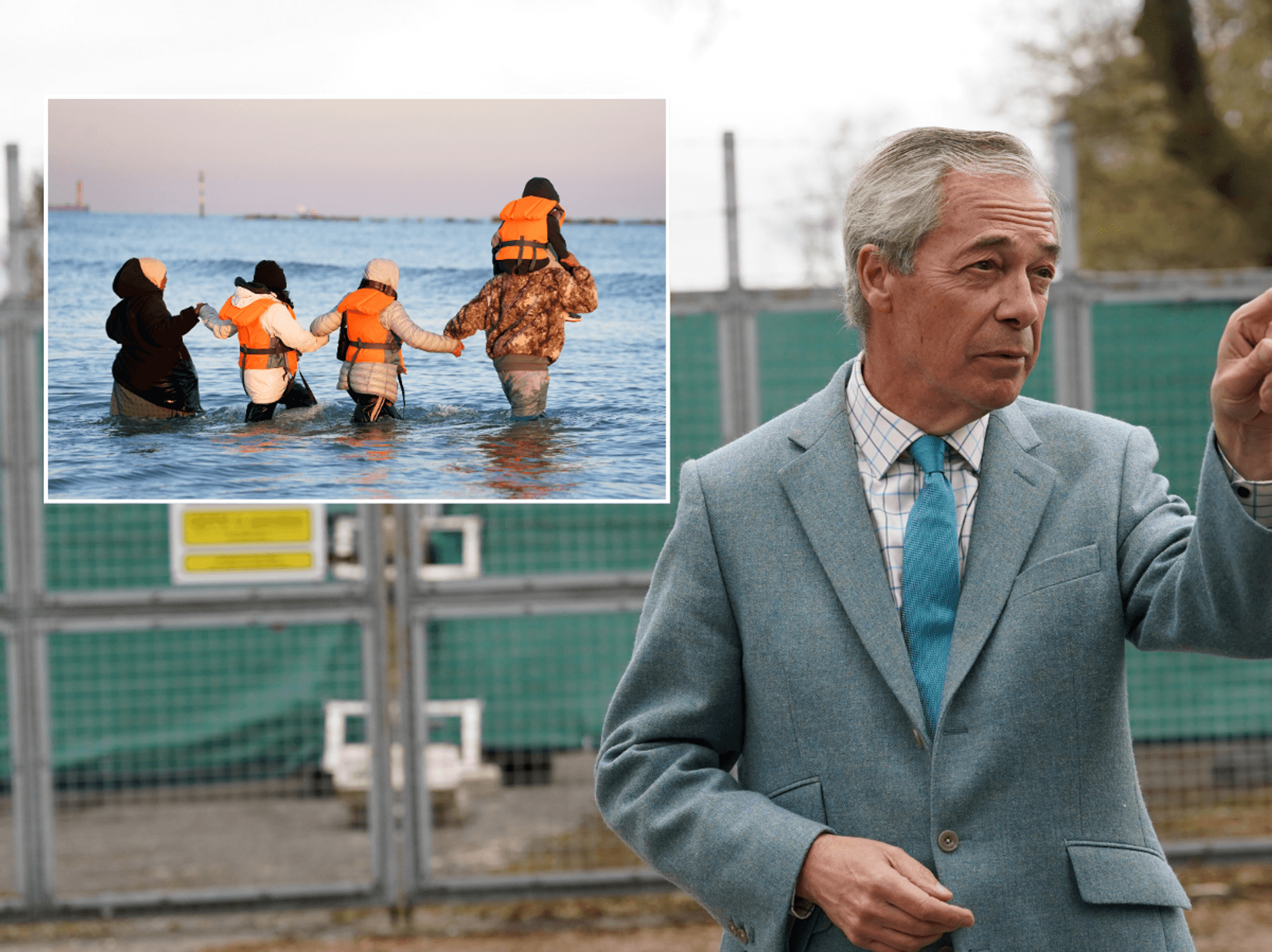 Nigel Farage reveals plan to jail lawyers who help illegal migrants make false gay claims