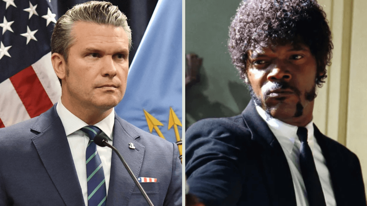 Donald Trump's War Secretary Pete Hegseth quotes fake bible verse from Pulp Fiction