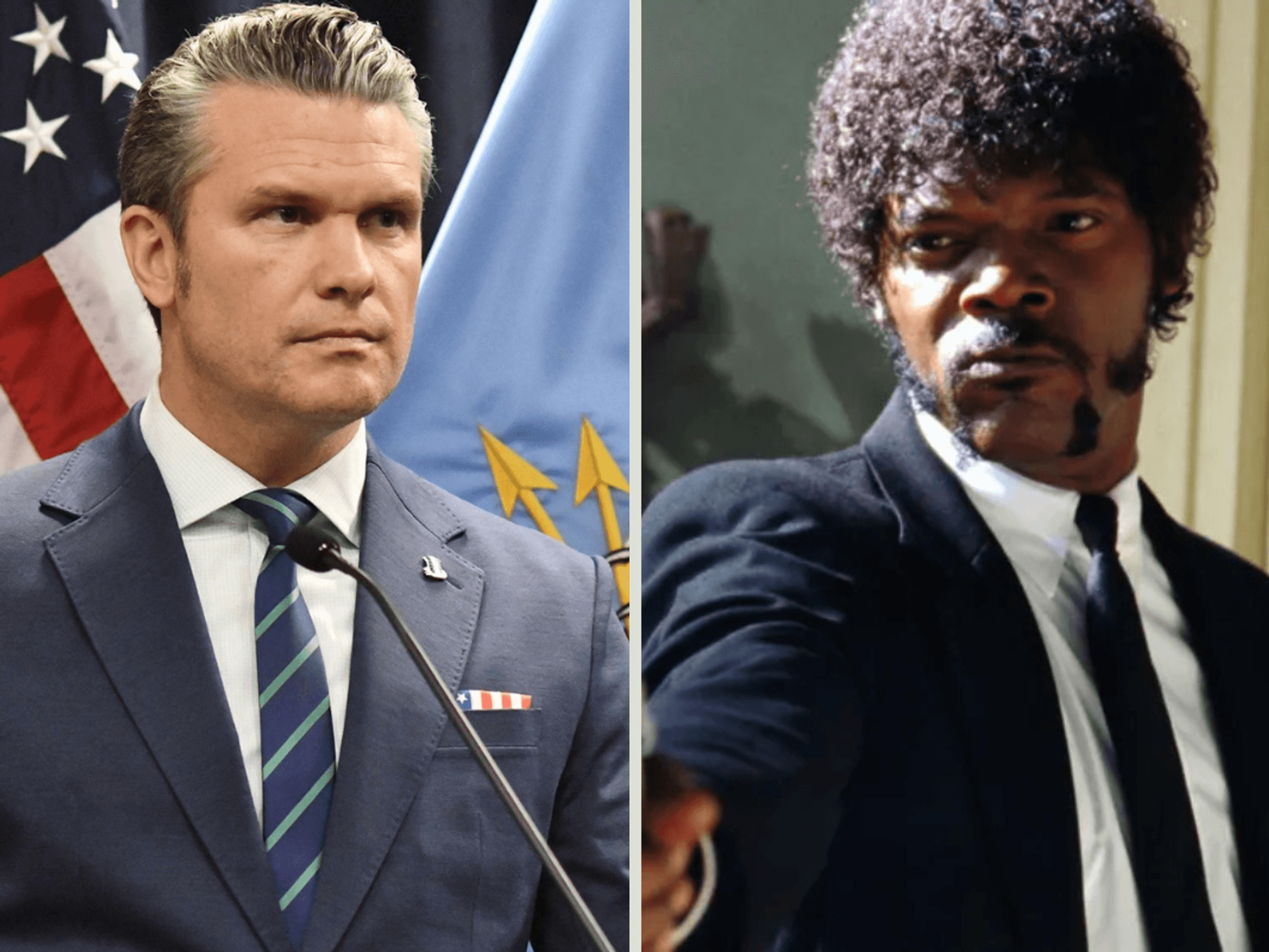 Donald Trump's War Secretary Pete Hegseth quotes fake bible verse from Pulp Fiction