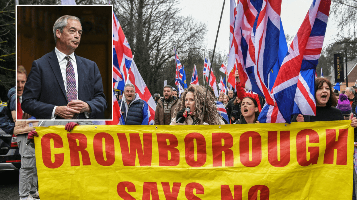 Nigel Farage declares illegal migrants in army bases would be BANNED from towns under Reform government