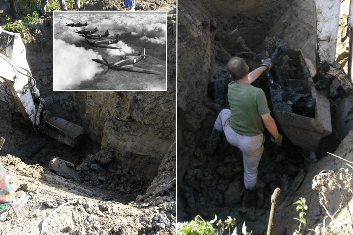 RAF pilot shot down in WWII is found sitting upright in his Hurricane after 86 years