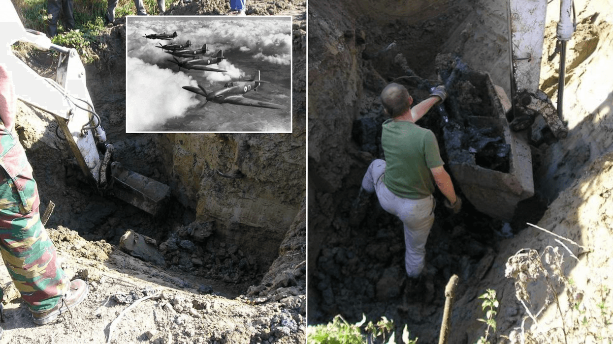 RAF pilot shot down in WWII is found sitting upright in his Hurricane after 86 years