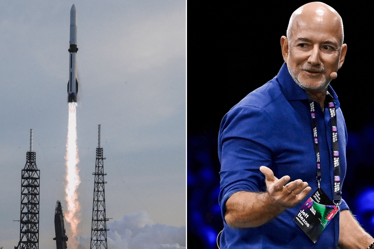 Pioneering rocket which could put man back on the Moon smashes extraordinary milestone
