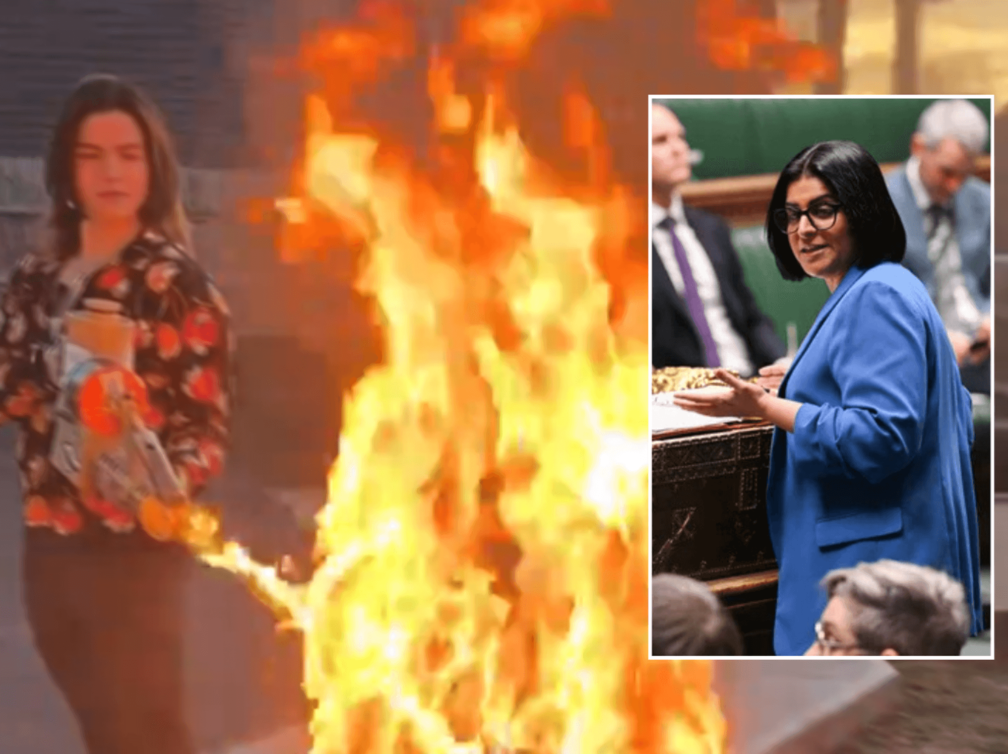 Shabana Mahmood BANS influencer from entering Britain after she burned Quran with flamethrower