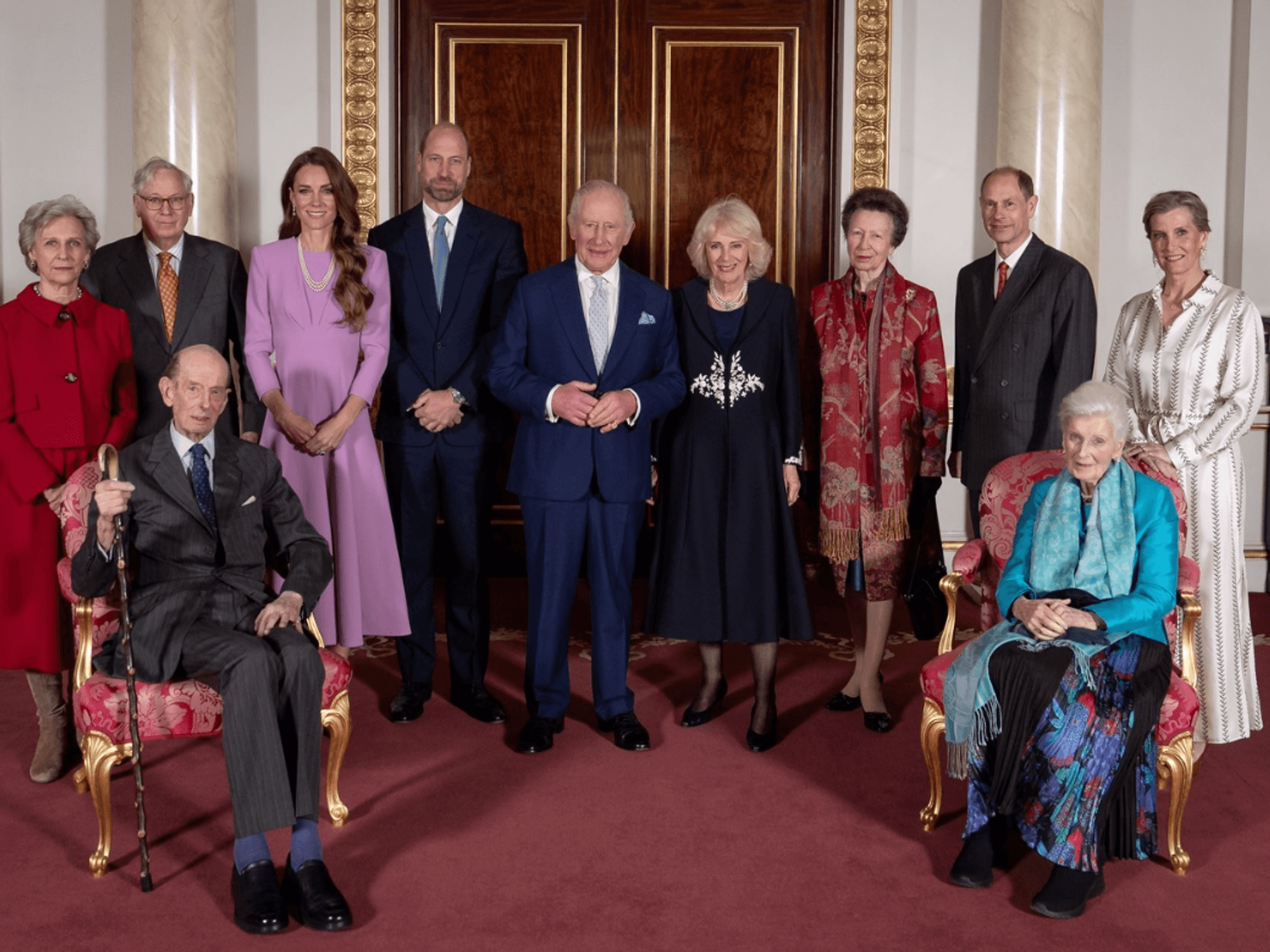 Buckingham Palace releases rare family photograph to mark Queen Elizabeth II's 100th birthday
