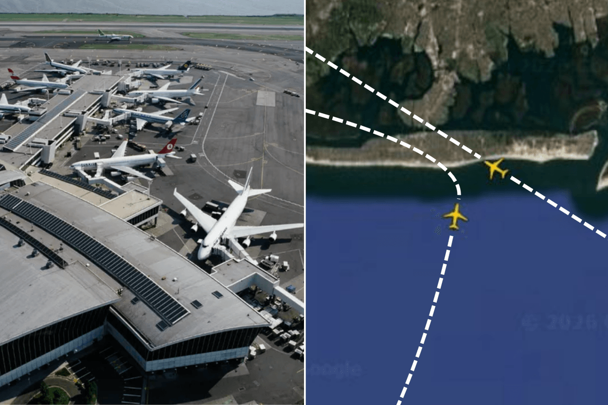 Two jumbo jets forced to abort landing after terrifying near-miss at New York's JFK Airport